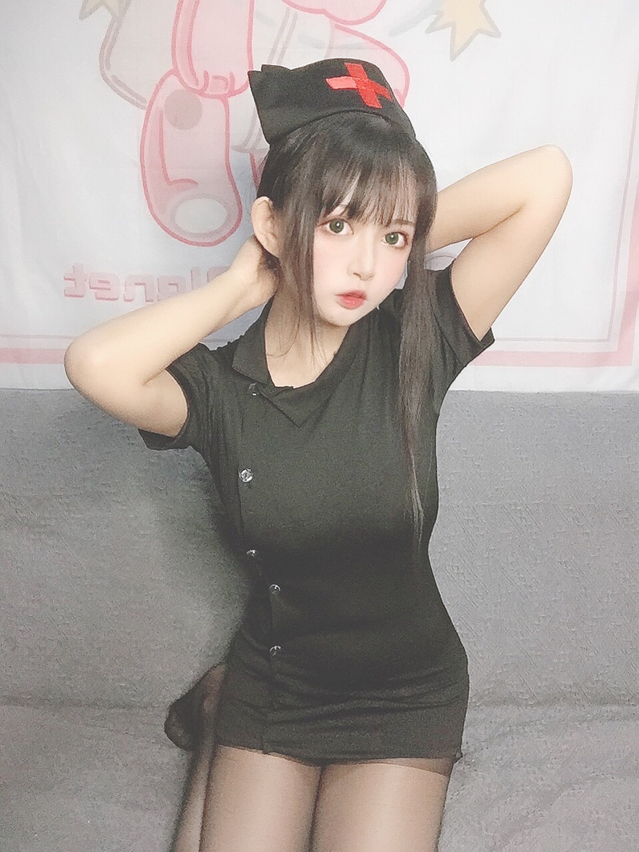图片[1]-黑猫猫 – NO.019 护士喵自拍 [19P]-XikXak